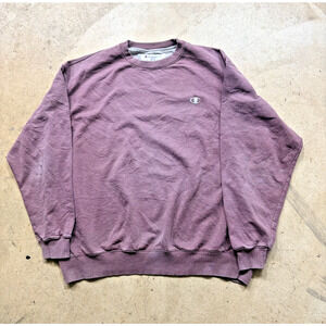 Champion Eco Crewneck Sweatshirt 2XL Washed Out Violet Fleece Pullover Athletic
